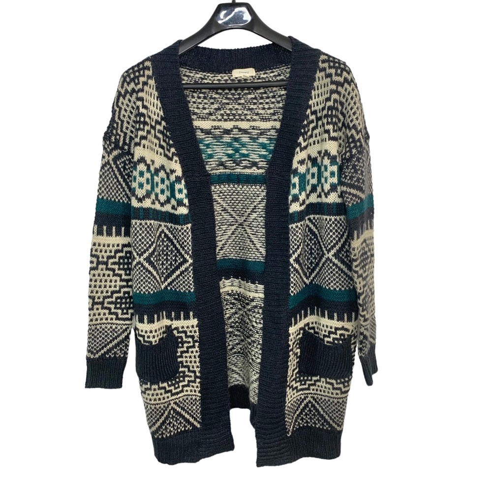 FREEWAY Rabbit Hair Blend Longline Cardigan Sz M